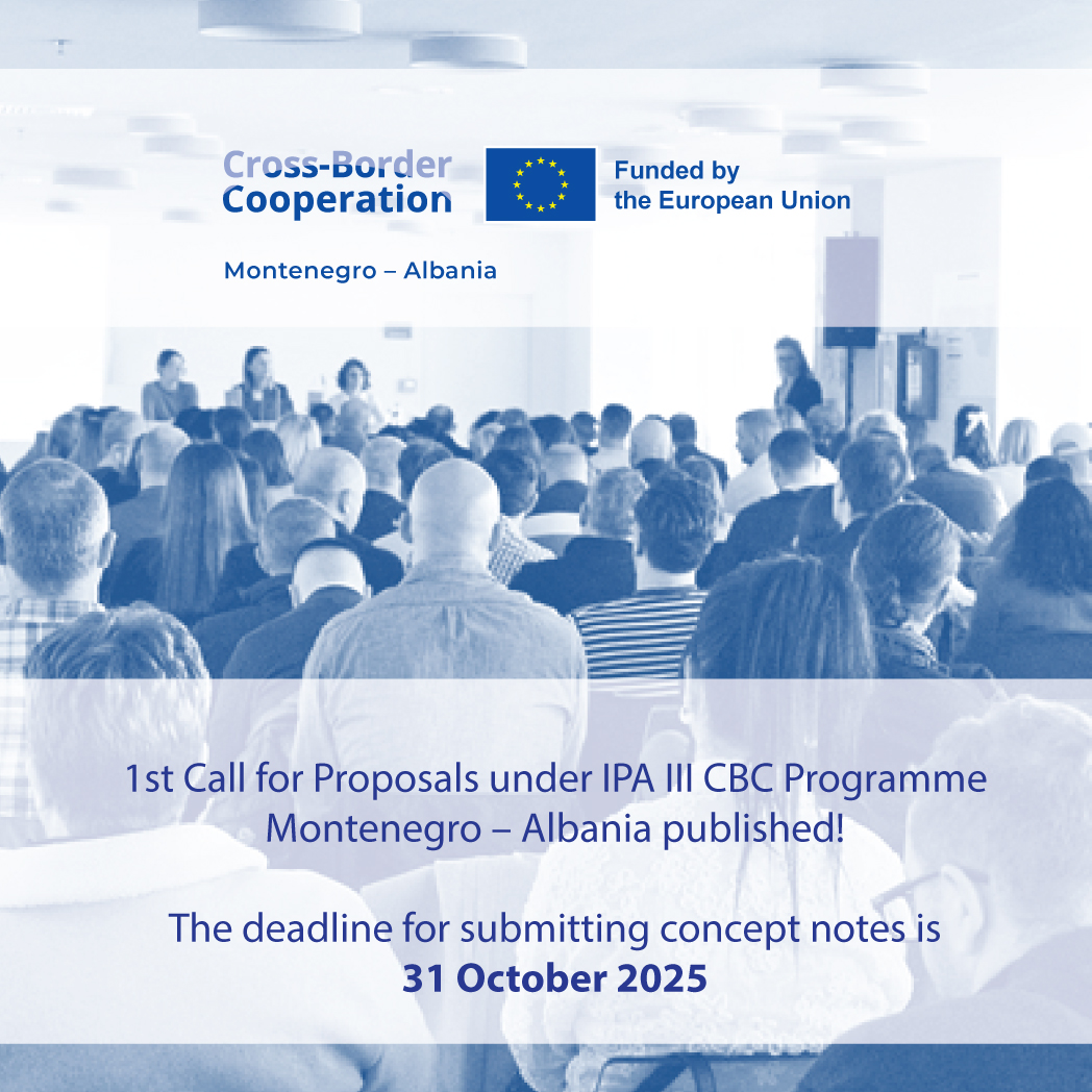 Objavljen poziv CG AL 1